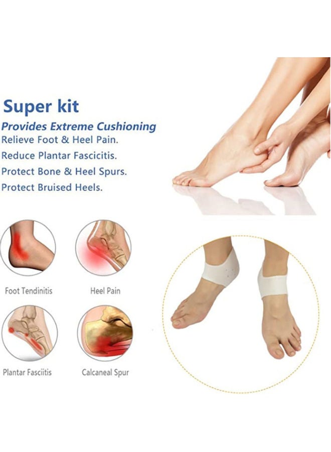 AnneFish - 3-Pair Of Breathable Anti-Drying Gel Heel Protectors - Image 1