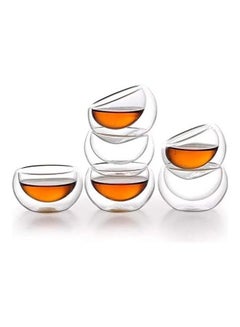Lushh 9 Piece Tea Set Clear 600ml  - Image 4