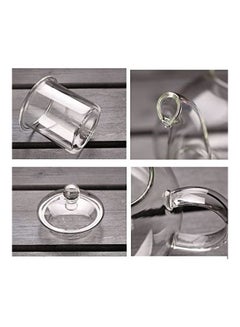 Lushh Glass Teapot With Burner Clear  - Image 5