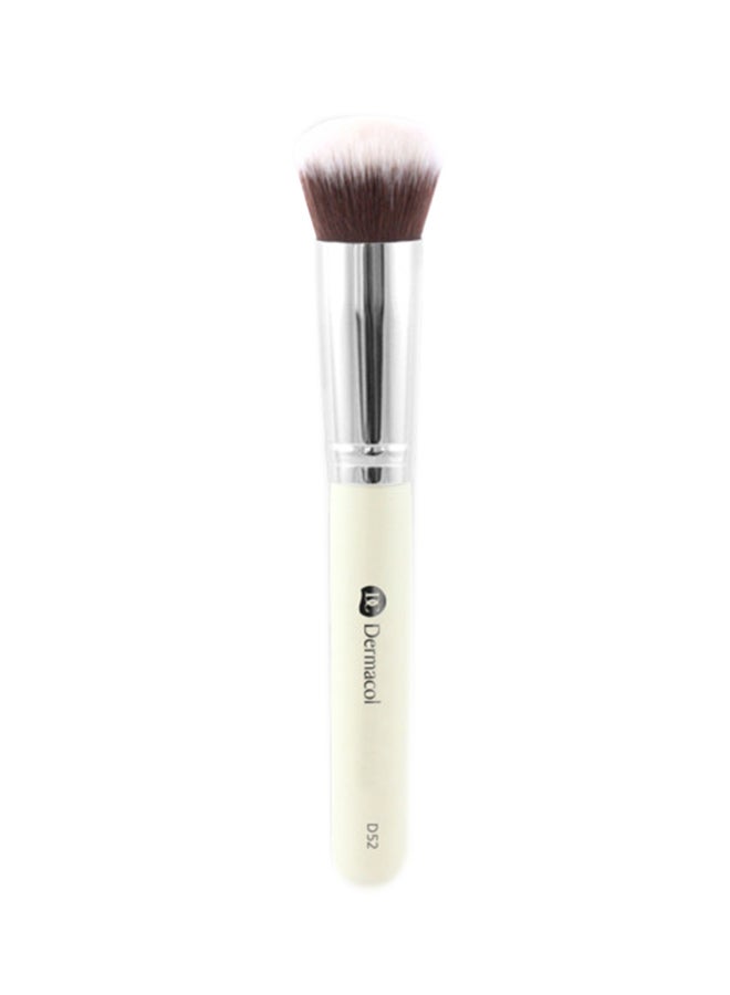 Dermacol D52 Foundation And Powder Brush White/Brown/Silver 
