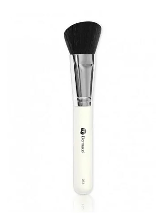 Dermacol D54 Blush And Bronzer Brush White/Silver/Black - Image 3