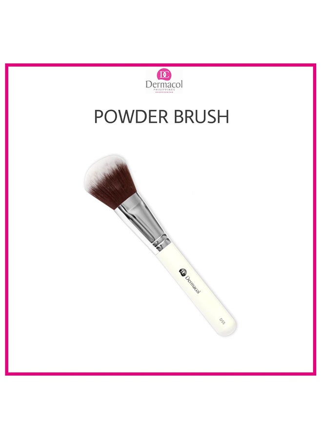 Dermacol D55 Powder Brush White  - Image 2