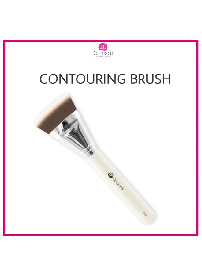 Dermacol D57 Coutouring Brush White  - Image 2