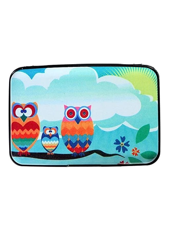 Owl Printed Wallet Multicolour
