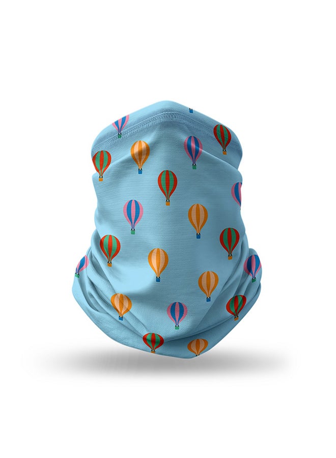Stylizedd Designer Neck Gaiter Face Mask Reusable - Hot Balloons 18.5 x 10inch  - Image 1