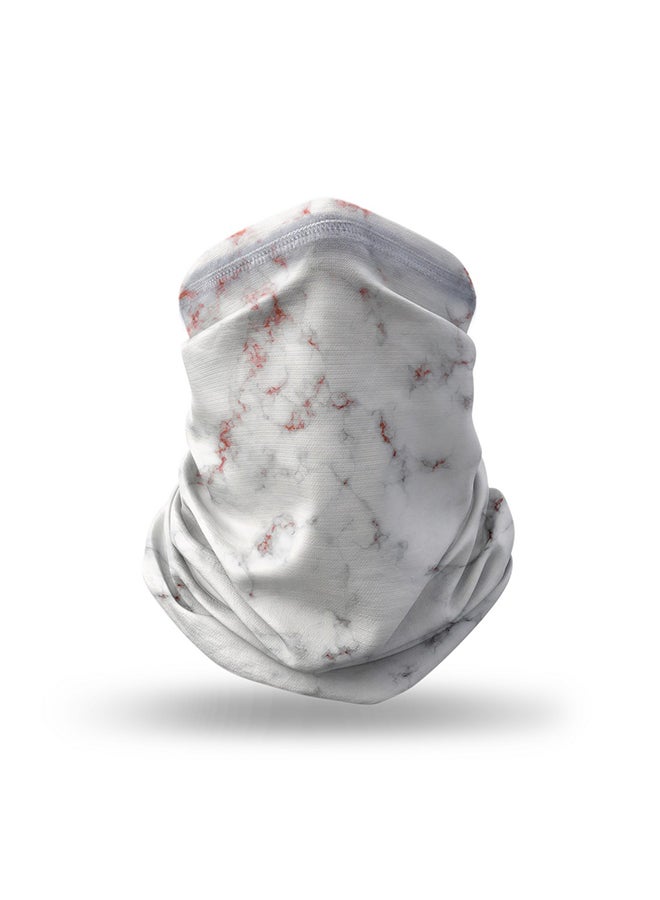 Stylizedd Designer Neck Gaiter Face Mask Reusable - Marble Print 18.5 x 10inch - Image 1