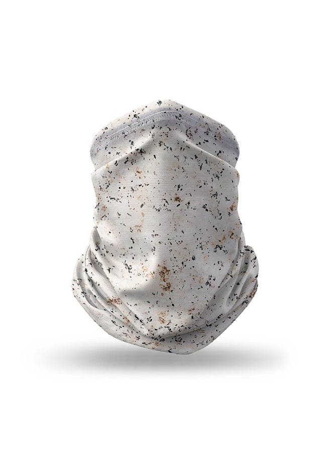 Stylizedd Designer Neck Gaiter Face Mask Reusable - Marble Print Stone 18.5 x 10inch - Image 1