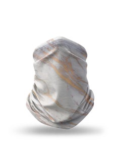 Designer Neck Gaiter Face Mask Reusable - Marble Print 18.5 x 10inch