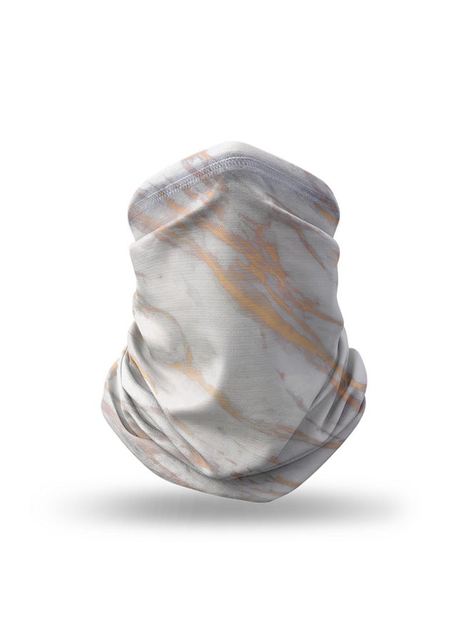 Stylizedd - Designer Neck Gaiter Face Mask Reusable - Marble Print 18.5 x 10inch - Image 1
