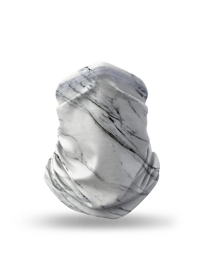 Stylizedd - Designer Neck Gaiter Face Mask Reusable - Marble Print 18.5 x 10inch - Image 1