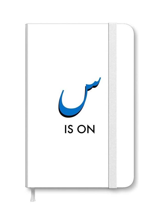 Stylizedd Designer A5 Thick Hardcover Notebook - Seen Is On White - Image 1