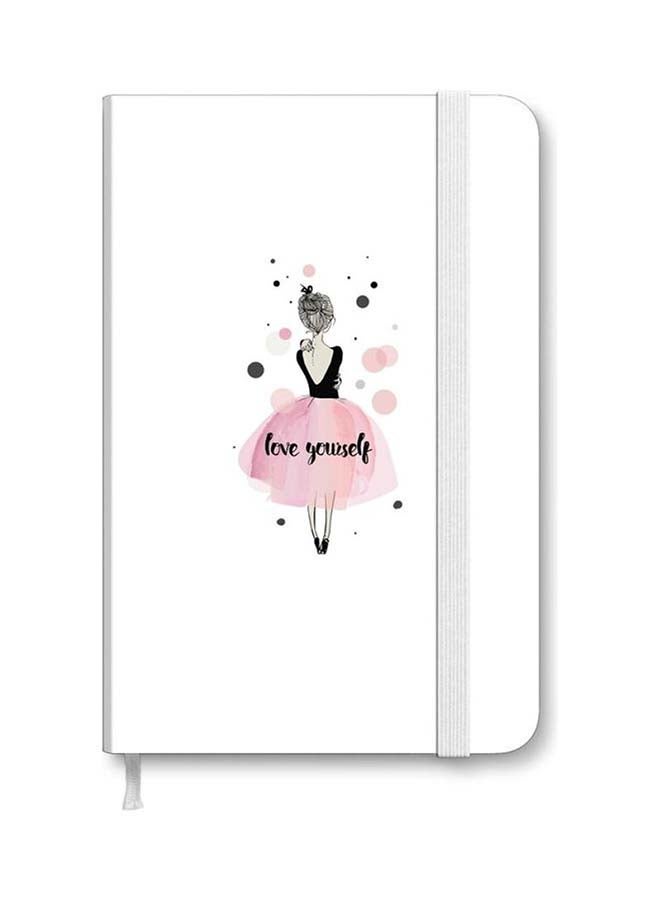 Stylizedd Designer A5 Thick Hardcover Notebook - Love Yourself Multicolour - Image 1