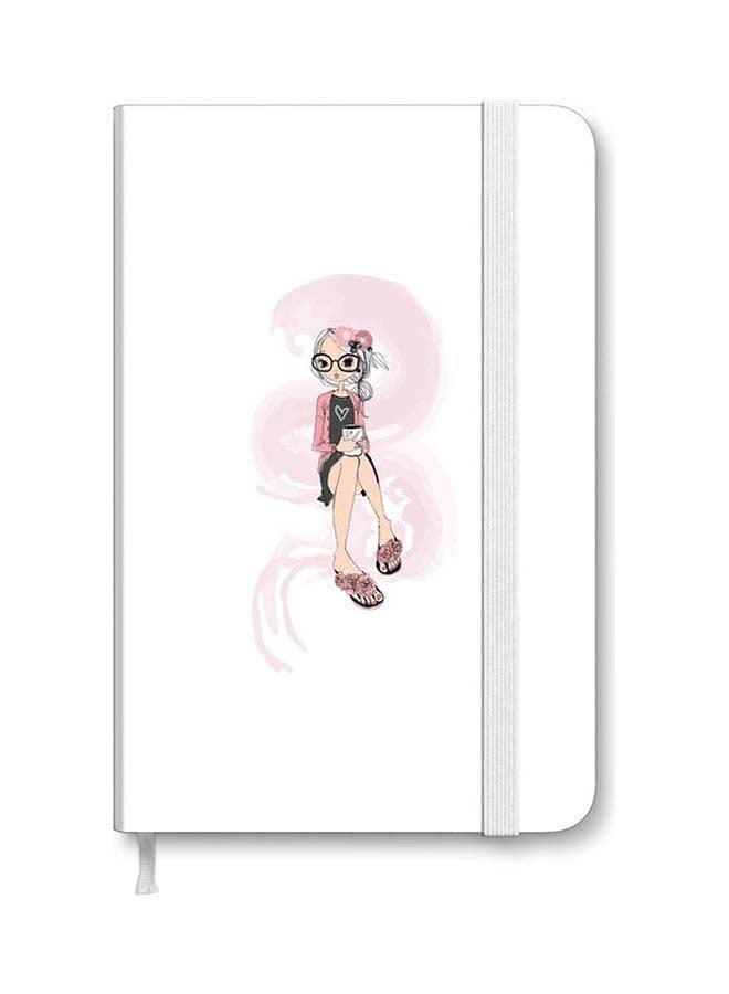 Stylizedd Designer A5 Thick Hardcover Notebook - Nerdy Cute Multicolour - Image 1