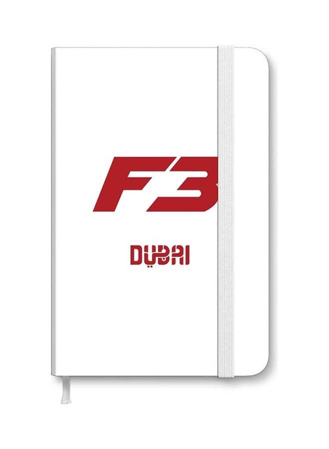 Stylizedd Designer A5 Thick Hardcover Notebook -  Faz3 Dubai Red - Image 1