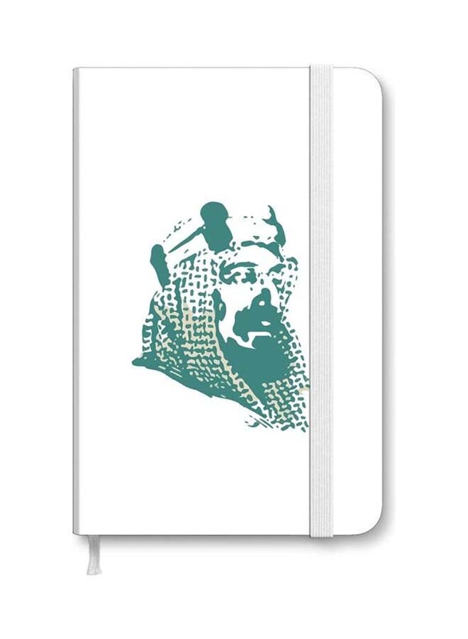 Stylizedd A5 Al Saud Print Thick Hardcover Notebook Multicolour - Image 1