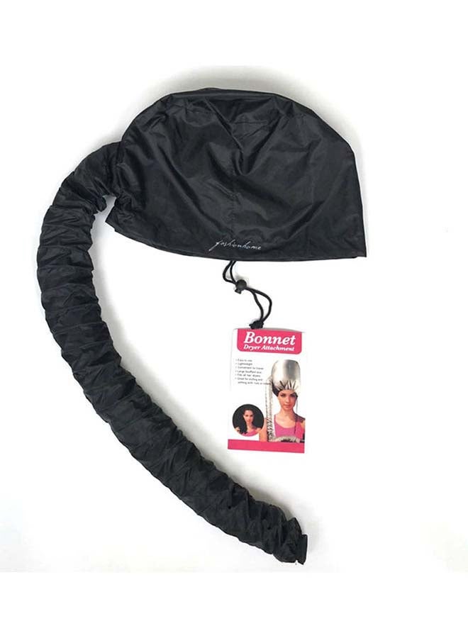 fashionhome Soft Hair Dryer Cap Bonnet Hood Black 41.5inch - Image 2