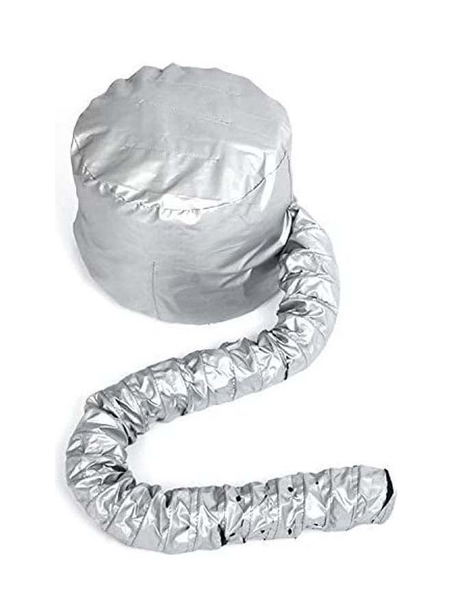 fashionhome - Soft Hair Dryer Cap Bonnet Hood Silver 41.5inch - Image 1