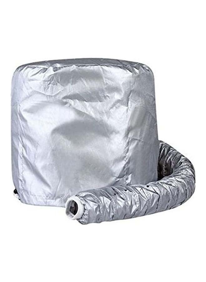 fashionhome - Soft Hair Dryer Cap Bonnet Hood Silver 41.5inch - Image 1