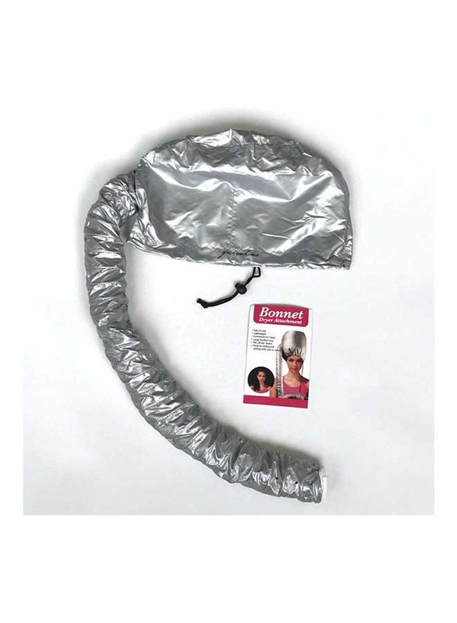 fashionhome - Soft Hair Dryer Cap Bonnet Hood Silver 41.5inch - Image 1