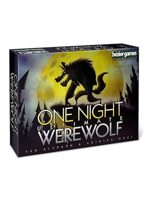 One Night Ultimate Werewolf Card Game Multicolored Durable And Sturdy For Kids 17x4x13cm
