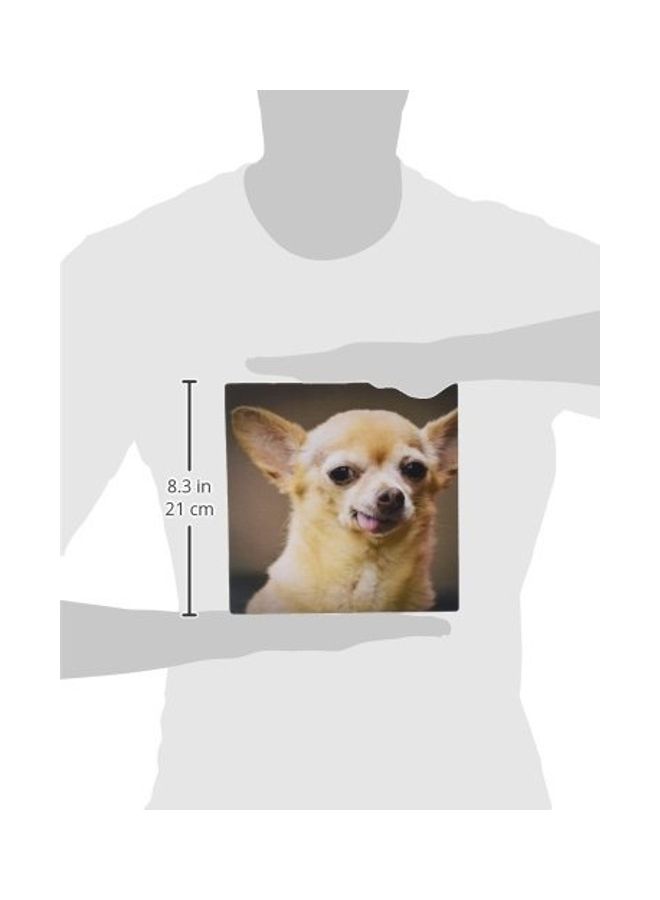 3DROSE - Toothless Chihuahua Dog Printed Mouse Pad Multicolour - Image 1