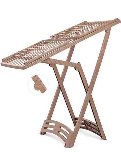 Rattan Drying Rack BeigeCafe 180x109cm
