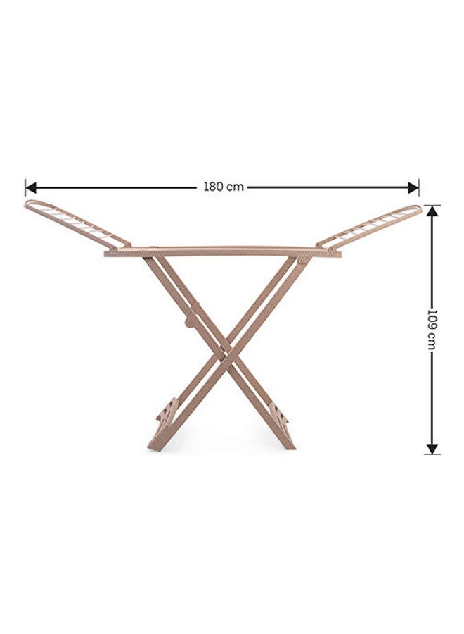 El Helal & Silver Star - Rattan Drying Rack BeigeCafe 180x109cm - Image 1