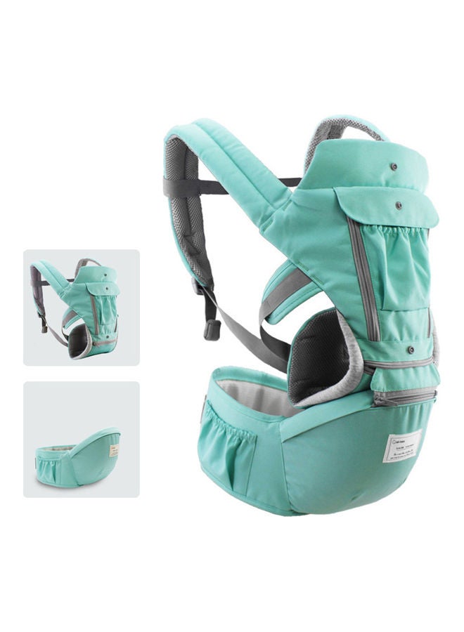 Generic Baby Carrier With Hip Seat Green  - Image 1