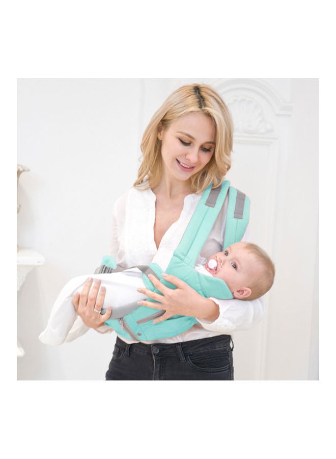 Generic Baby Carrier With Hip Seat Green  - Image 2