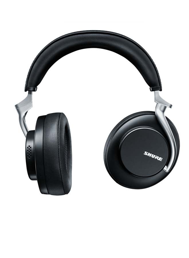Shure - Wireless Noise Cancelling Headphones black - Image 1