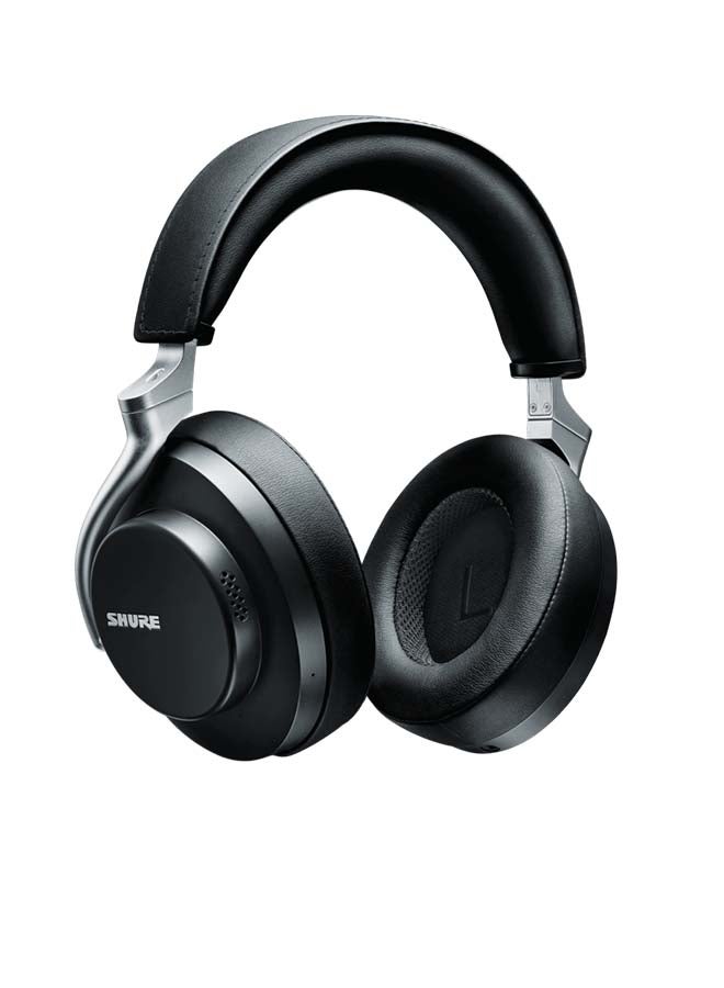 Shure - Wireless Noise Cancelling Headphones black - Image 1