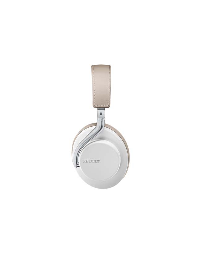 Shure - Wireless Noise Cancelling Headphones White - Image 1