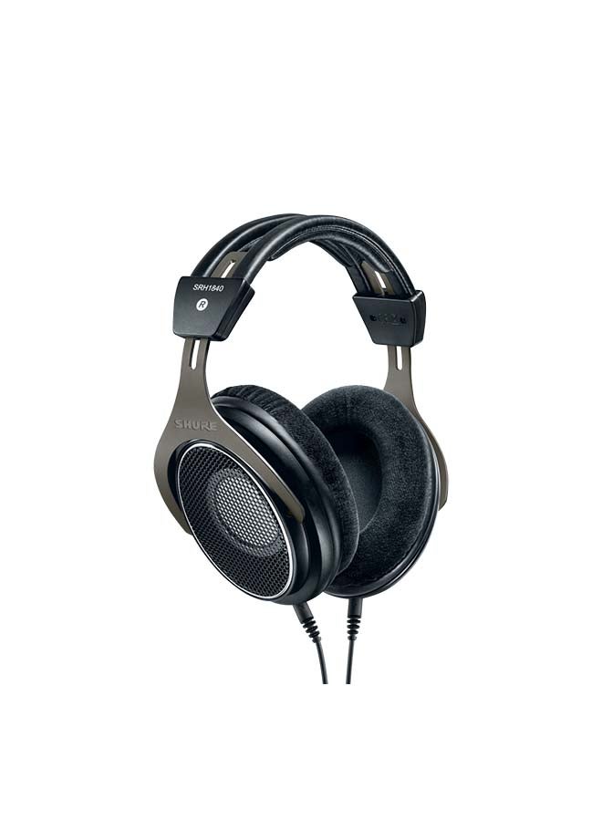Shure - Premium Open-Back Headphones Black - Image 1
