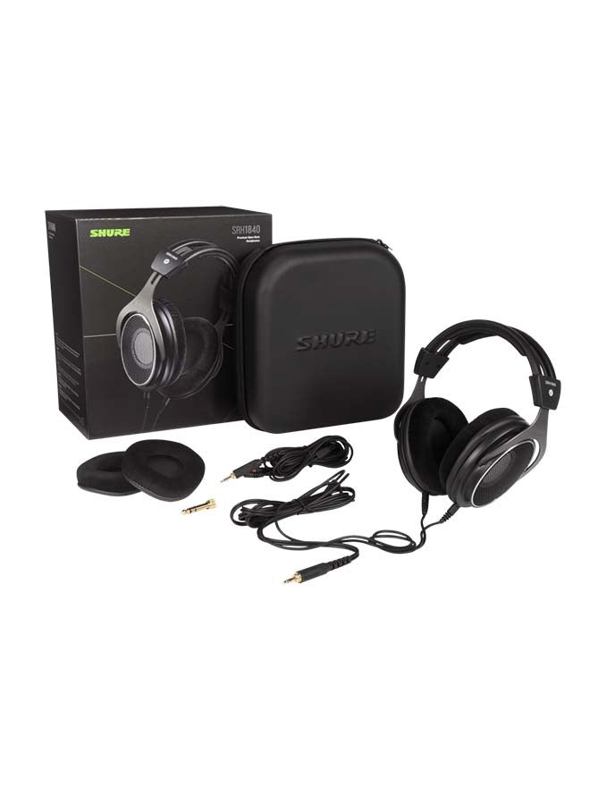 Shure - Premium Open-Back Headphones Black - Image 1