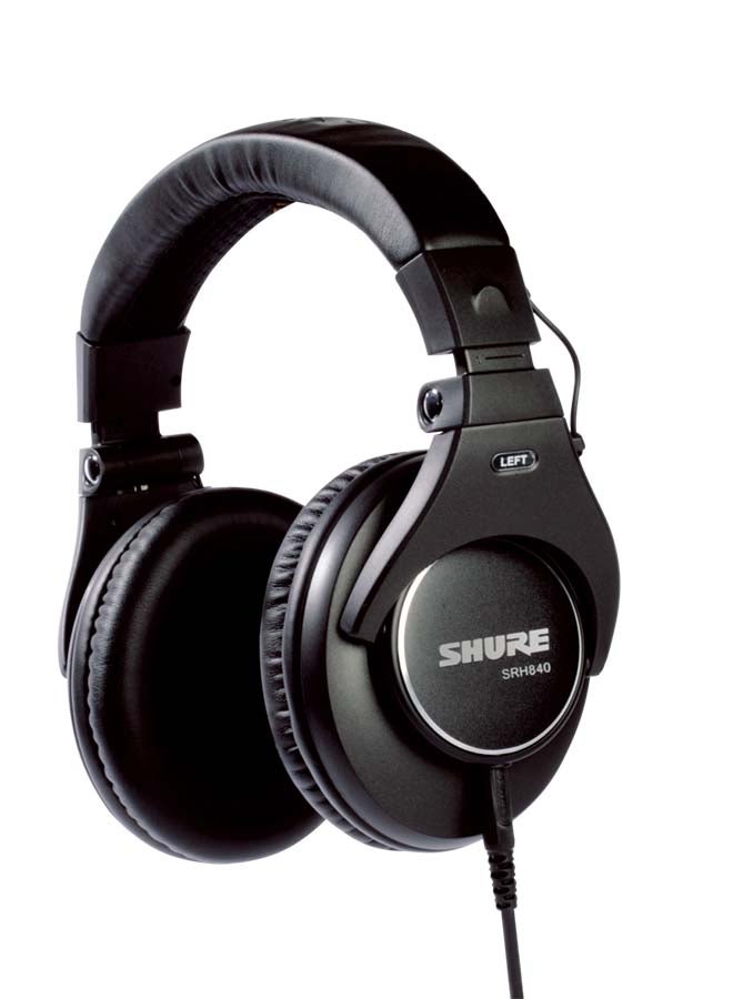 Shure - Professional Monitoring Headphones Black - Image 1
