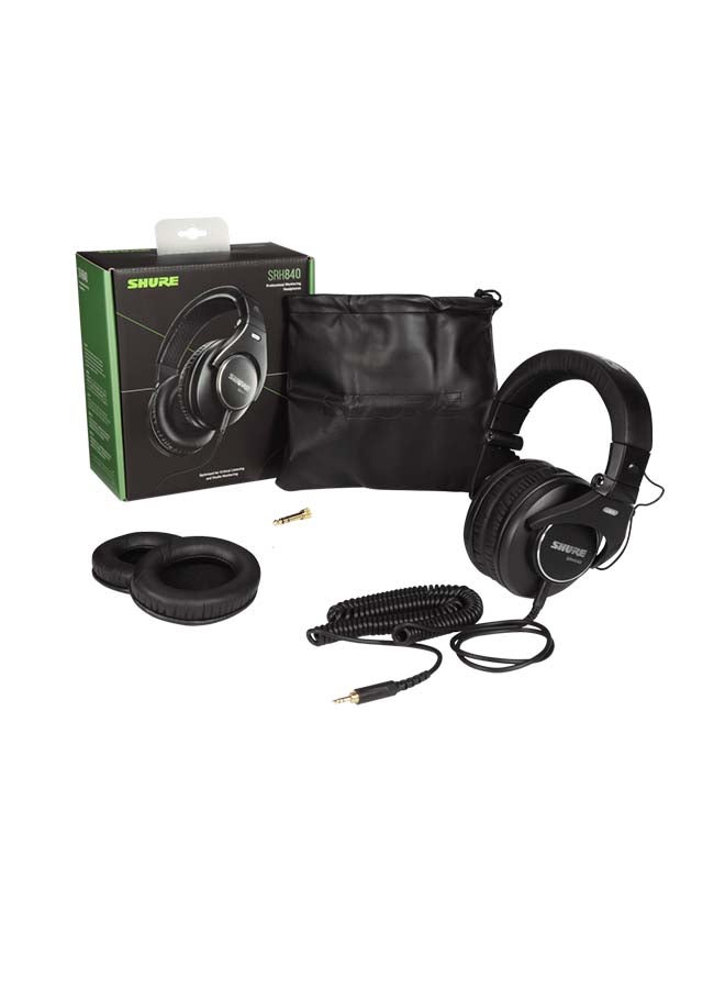 Shure - Professional Monitoring Headphones Black - Image 1