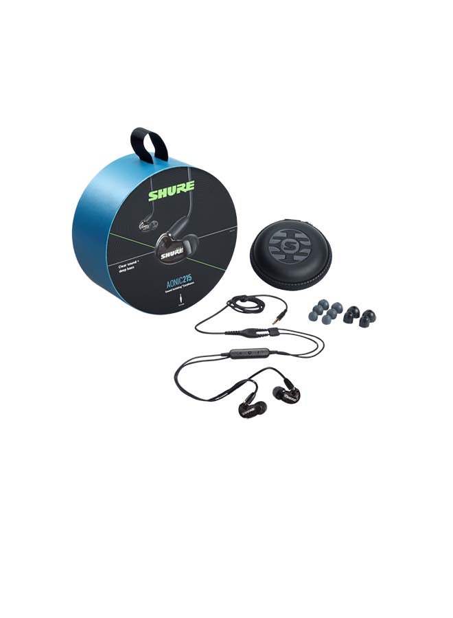 Shure - Sound Isolating Earphones Black - Image 1