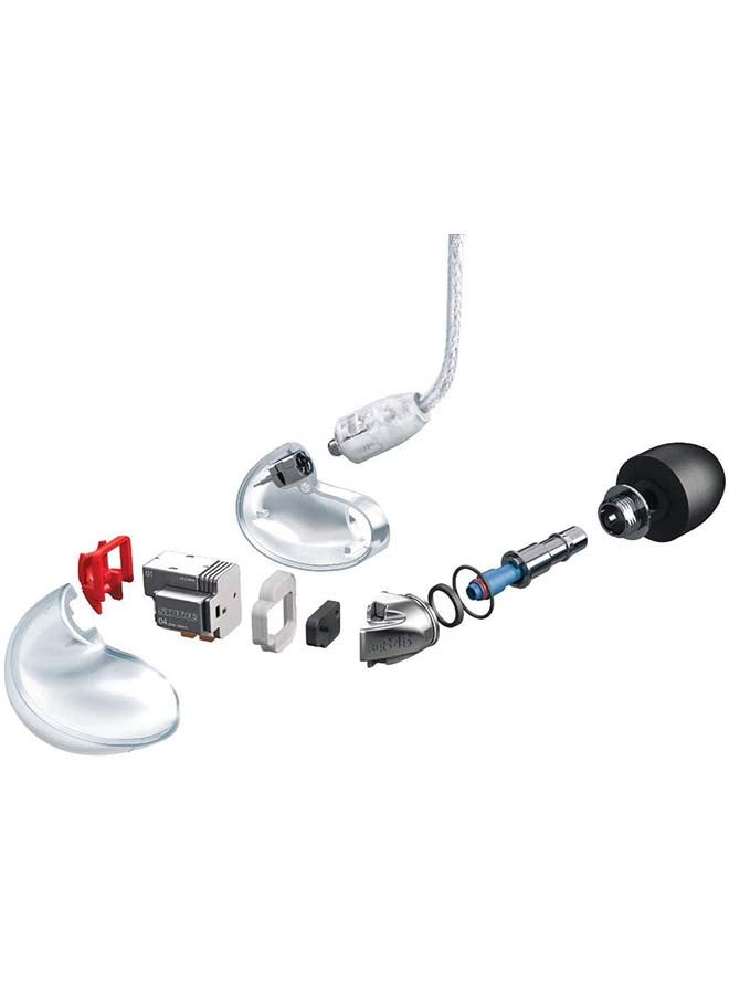 Shure - Professional Sound Isolating Earphones With Quad High Definition MicroDrivers And True Subwoofer Clear - Image 1