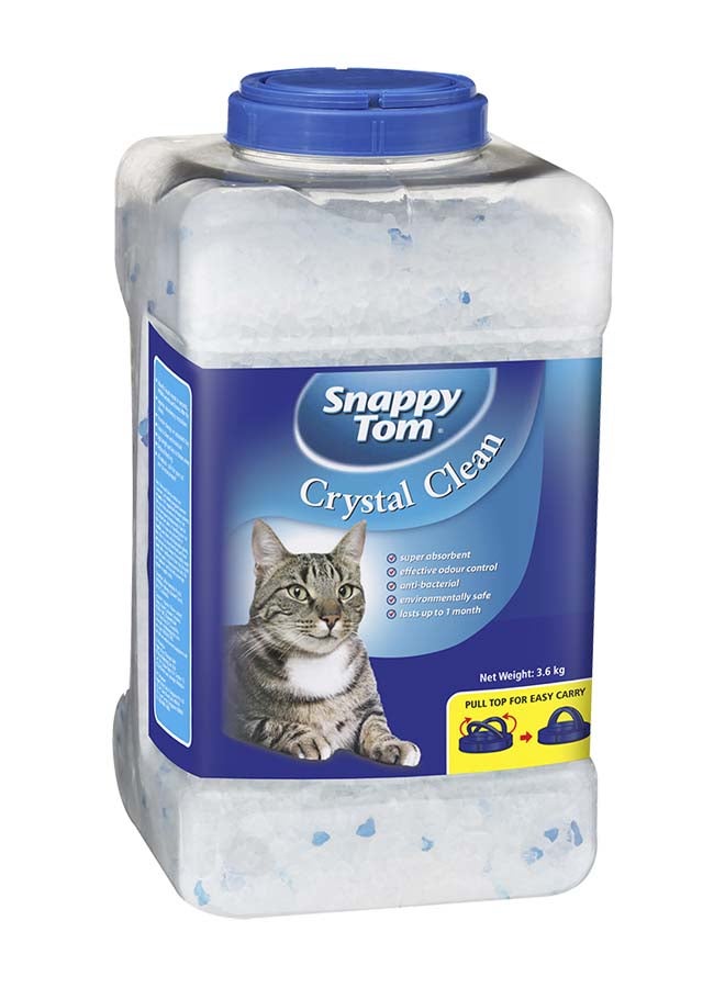 Snappy Tom - Crystal Clean Cat Litter Multicolour 3.6kg - Image 1