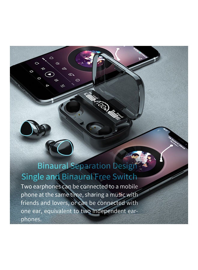 Generic - M10 True Wireless Earbuds Black - Image 1