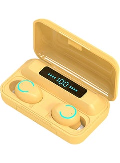 Generic F9 Wireless Earbuds Yellow 