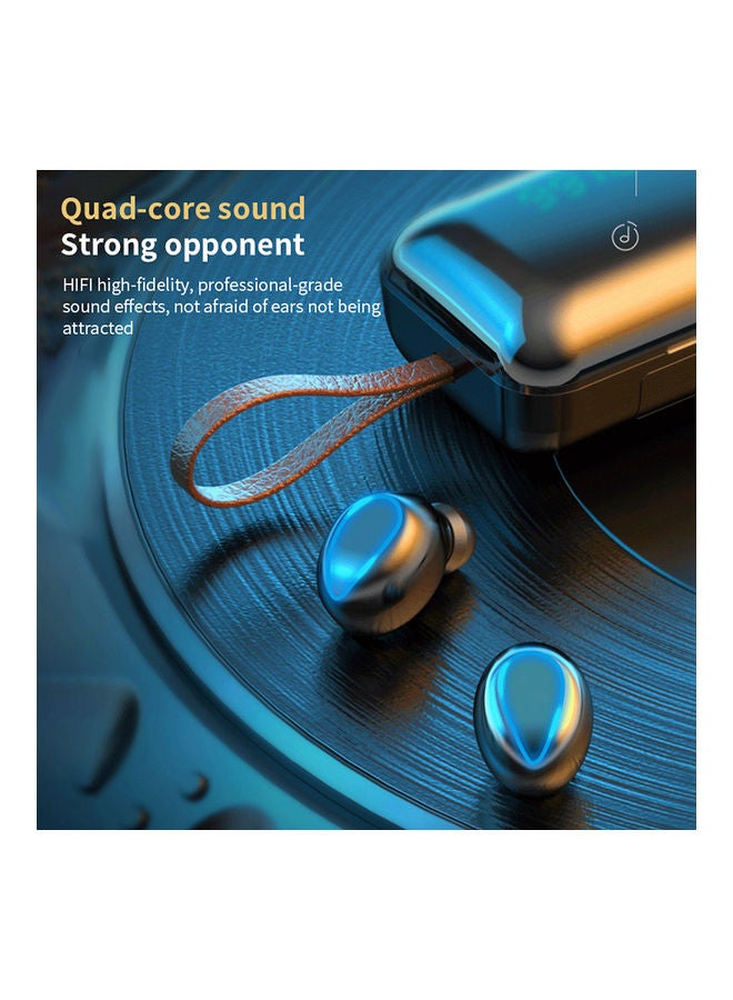 Generic - F9 5 TWS Wireless Earbuds Black - Image 1