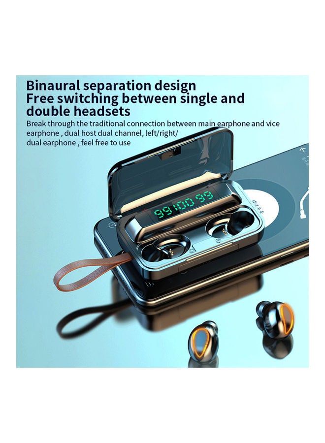 Generic - F9 5 TWS Wireless Earbuds Black - Image 1