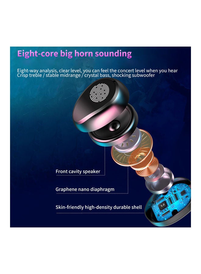 F9 6 True Wireless Earbuds Black - Image 2
