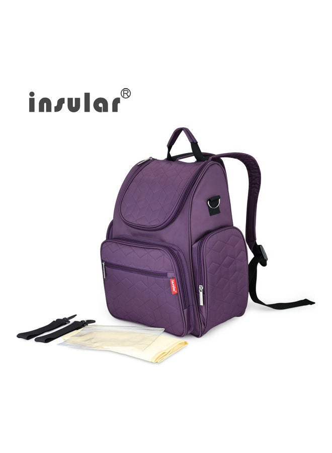 حقيبة ظهر للأمهات أرجواني - Image 1