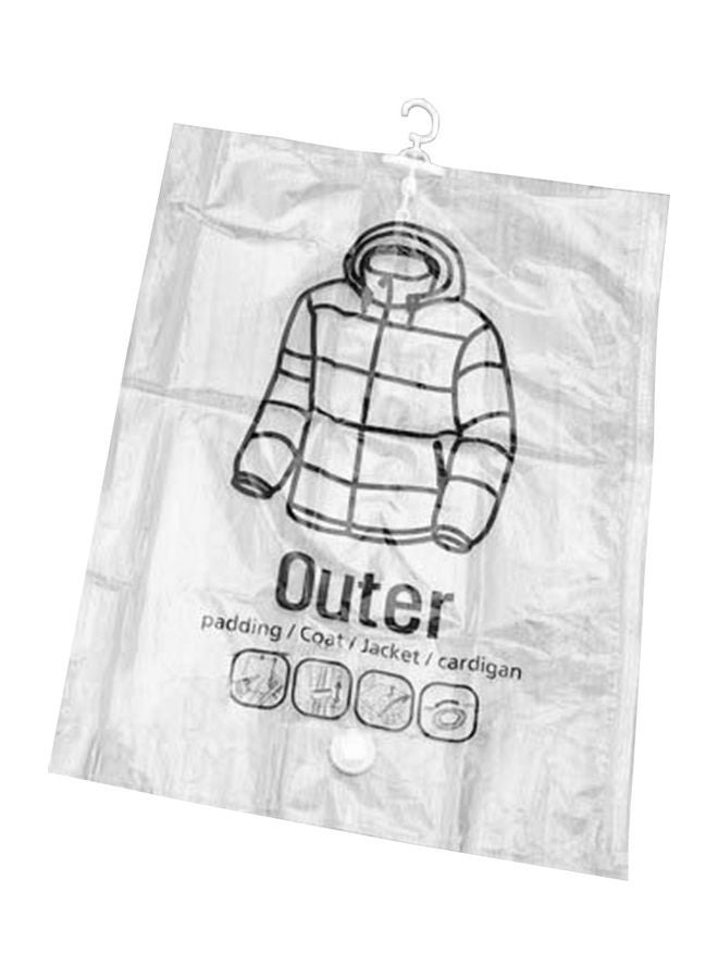 Generic - Vacuum Seal Compressed Space Saving Hanging Storage Bag Transparent 20 x 10 x 20cm - Image 1
