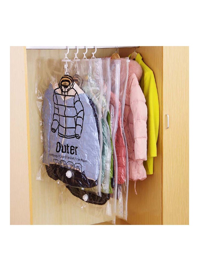 Generic - Vacuum Seal Compressed Space Saving Hanging Storage Bag Transparent 20 x 10 x 20cm - Image 1