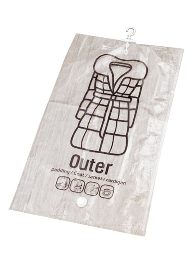 Generic - Vacuum Seal Compressed Space Saving Hanging Storage Bag Transparent 20 x 10 x 20cm - Image 1