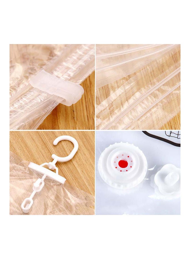 Generic - Vacuum Seal Compressed Space Saving Hanging Storage Bag Transparent 20 x 10 x 20cm - Image 1