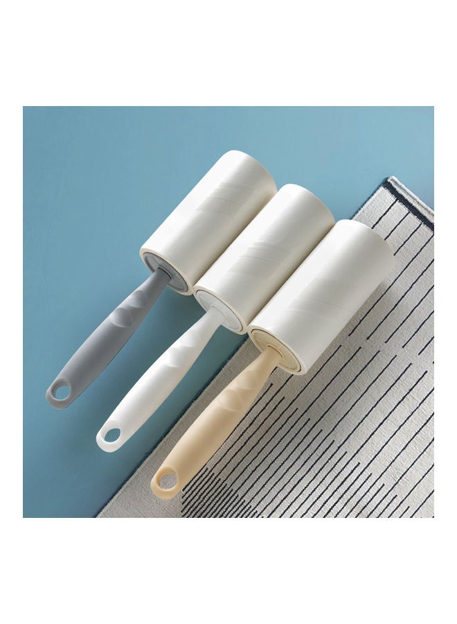 Clothes Dust Hair Removal Brush Sticker Sticky Lint Roller White 20 x 10 x 20cm - Image 2